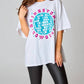 Buddylove - Marshall Rhinestone Cowgirl Oversized Tee