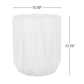 Outdoor Lightweight Concrete Side Table - Antique White