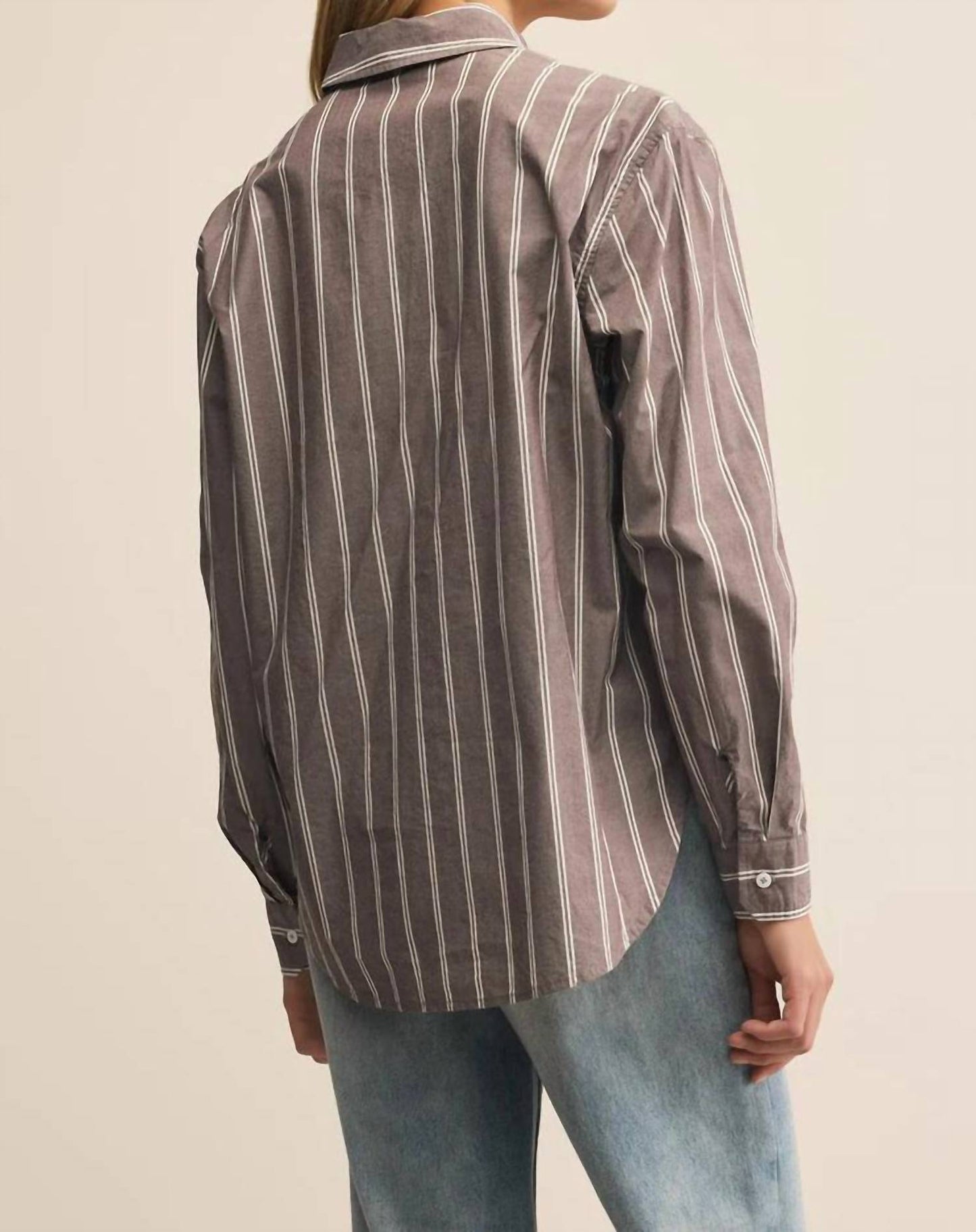Z Supply - Seaport Striped Poplin Button Up Shirt
