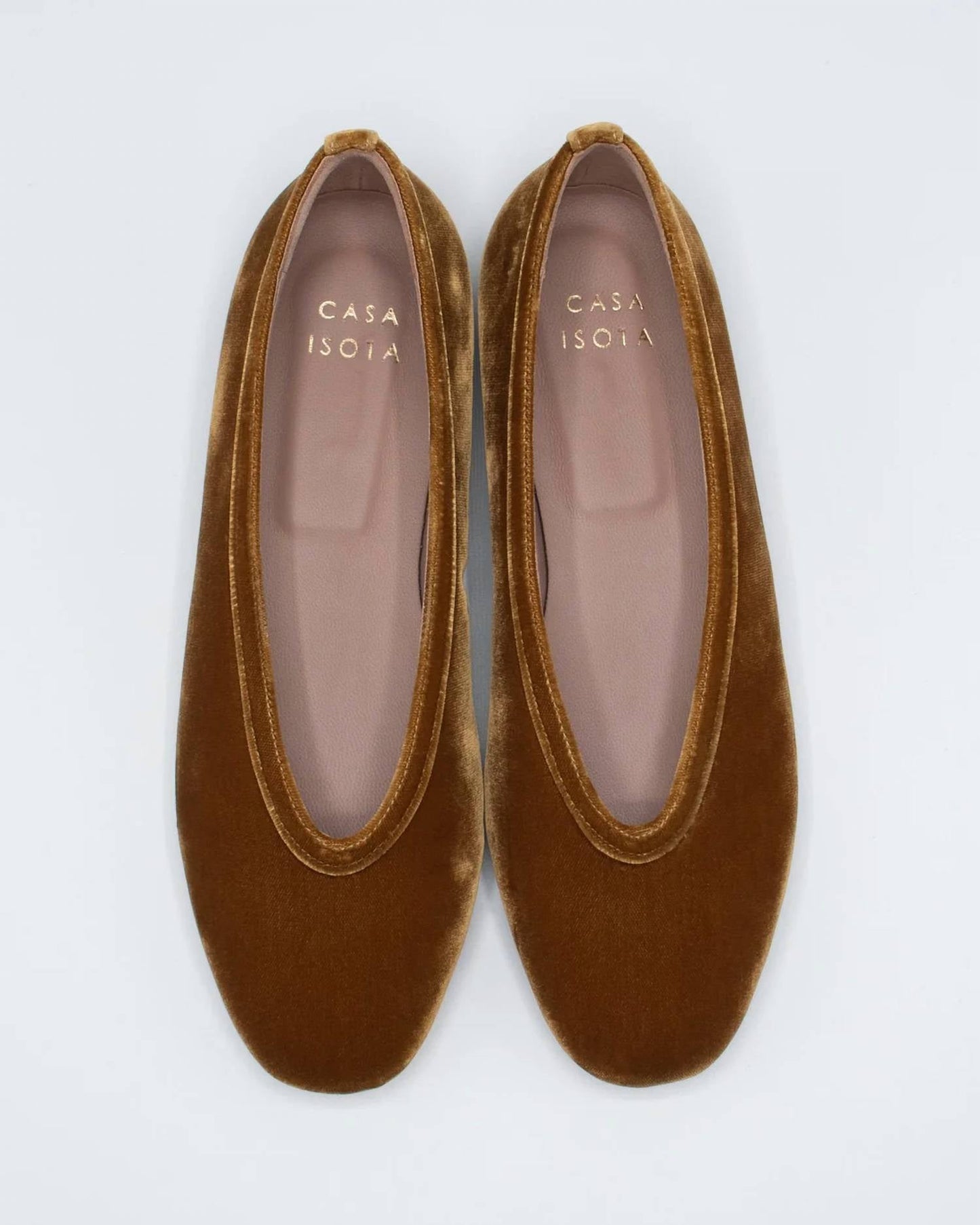 Casa Isota - Women's Dafne Velvet Ballet Flats