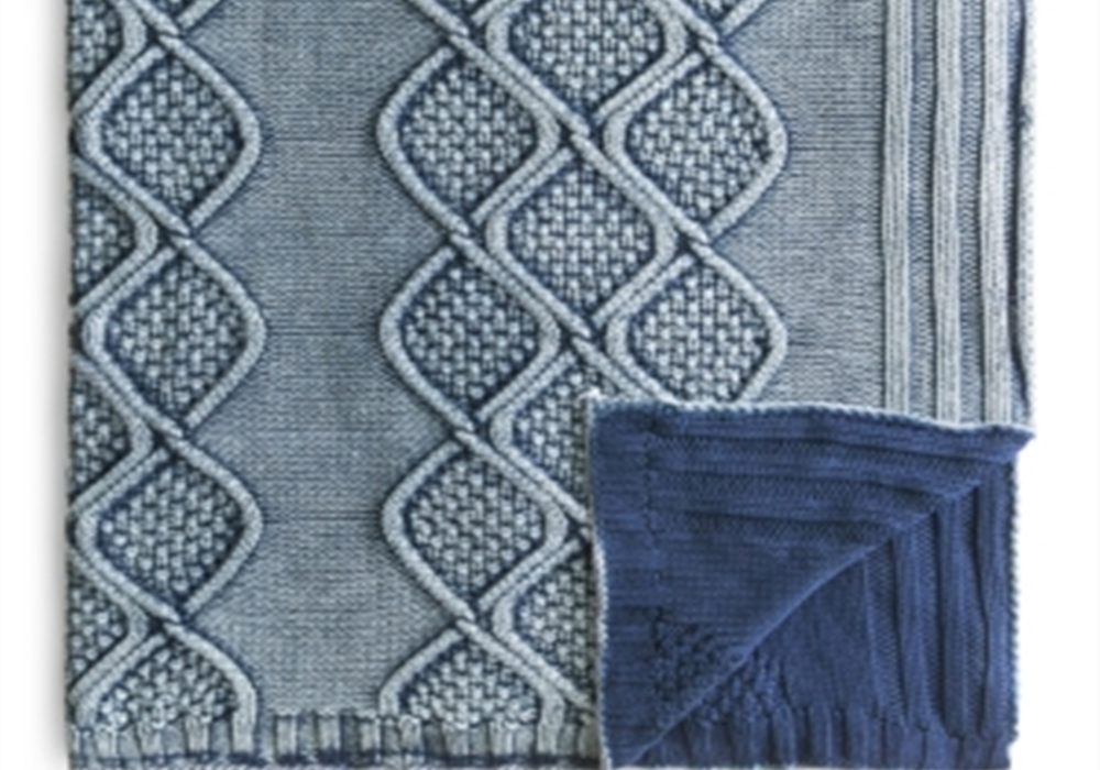 Sparrow & Wren Denim Throw - 100% Exclusive Blue