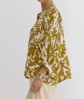 Entro - Dijon Printed Blouse