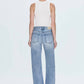 Pistola - Lexi Mid Rise Bowed Straight Jeans