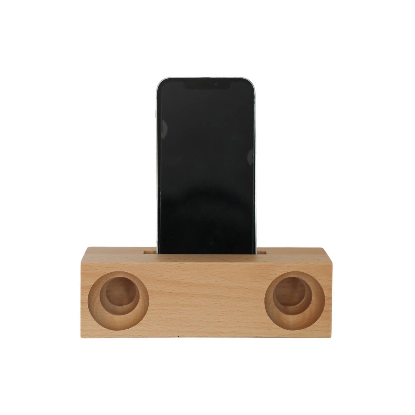 Creative Gifts International - Beechwood Amplifier/Phone Holder