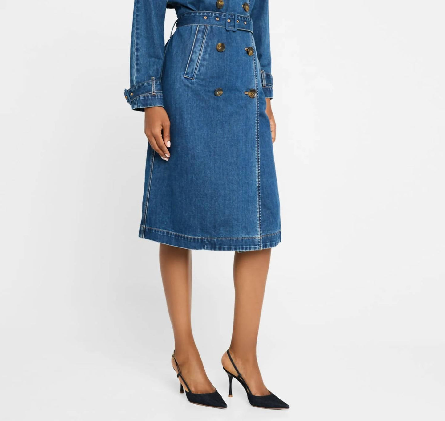 Veronica Beard - Zuma Denim Trench Coat