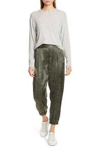 Atm - Heather Stretch Modal Lightweight Ribbed Sweater