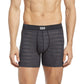 Saxx Hot Men's Shot Stripe Performance Boxer Briefs Black Size X-Large