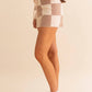 Le Lis - Checkered Sweater Shorts