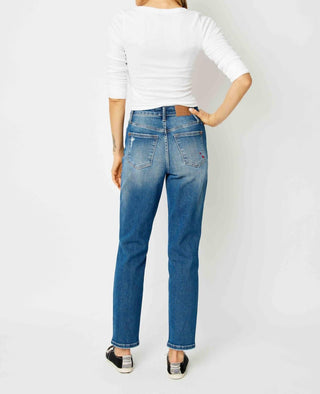 Judy Blue - High Waist Coin Pocket Boyfriend Jeans