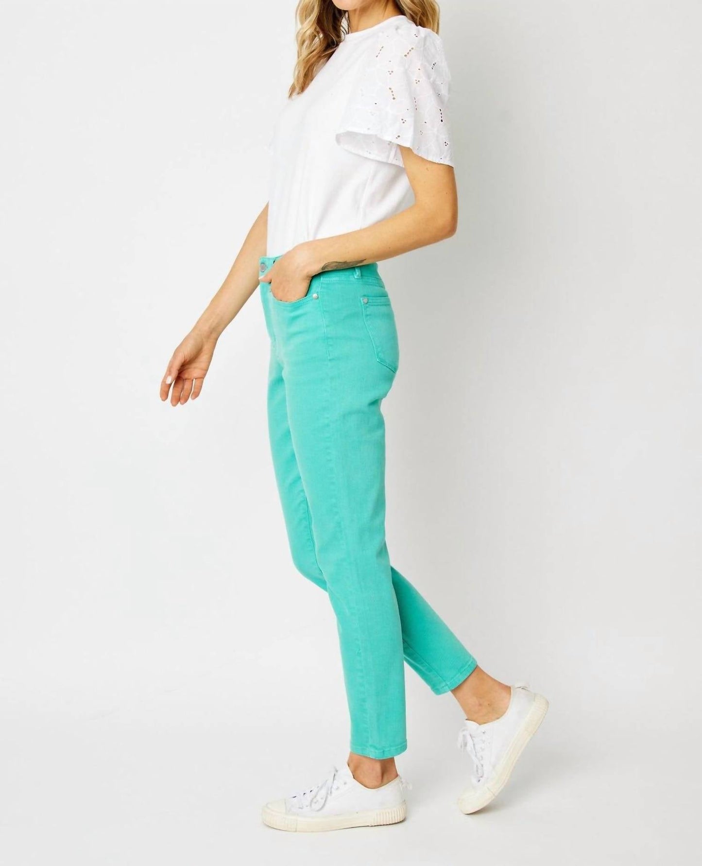 Judy Blue - High Waist Dyed Slim Jean