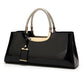 Accity - FASHIONABLE EVENING GLOSSY PATENT LEATHER TOTE