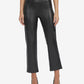 Laundry By Shelli Segal Women's Faux Leather Straight Leg Pants Black Size X-Small