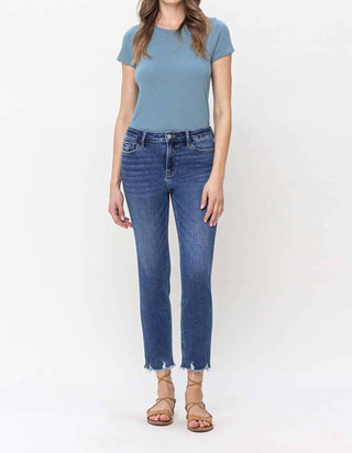 Vervet By Flying Monkey - High Rise Crop Straight Jean