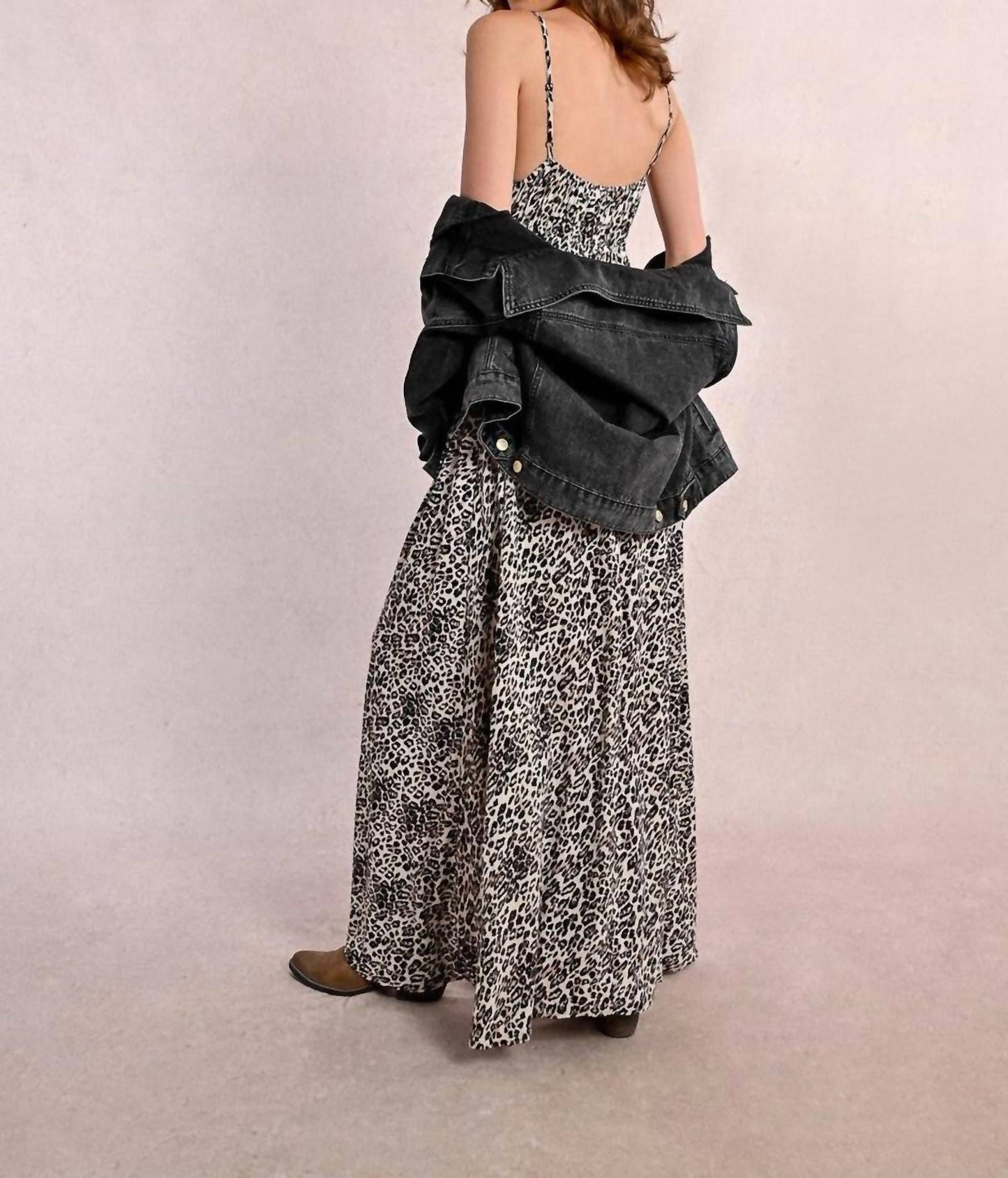 Molly Bracken - Long Leopard Print Maxi Dress