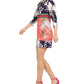 Vince Camuto Women's Mixed Floral Shift Dress Pink Size 12