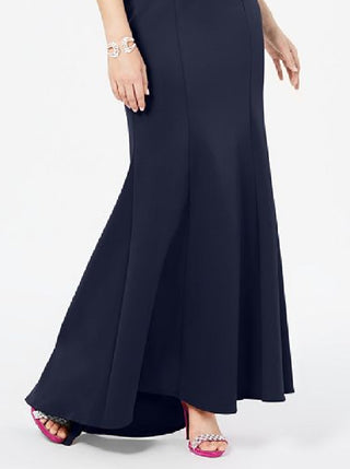 Vince Camuto Women's Off-The-Shoulder Gown Blue Size 12