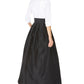 Jessica Howard Women's Belted Color Block 3/4 Sleeve Collared Maxi Fit Flare Formal Dress White Size 6 Petite