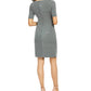 Jessica Howard Women's Printed Embellished Sheath Dress Green Size 4Petite