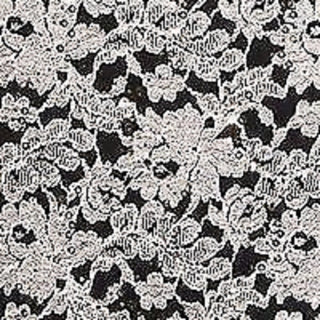 Jessica Howard Women's Sequined Floral 3/4 Sleeve V Neck Cocktail Jumpsuit Black Size 12