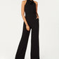 Vince Camuto Women's Bow Halter Jumpsuit Black Size 10 Petite