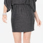 Jessica Howard Women's Metallic Blouson Dress Silver Size 8 Petite