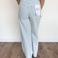 Daze - Zaria Wide Leg Pinstripe Jeans