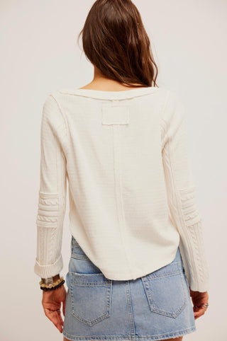 Free People - Swinging Cable Cuff Top