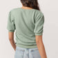 Project Social T - In My Feels Puff Sleeve V-neck Top