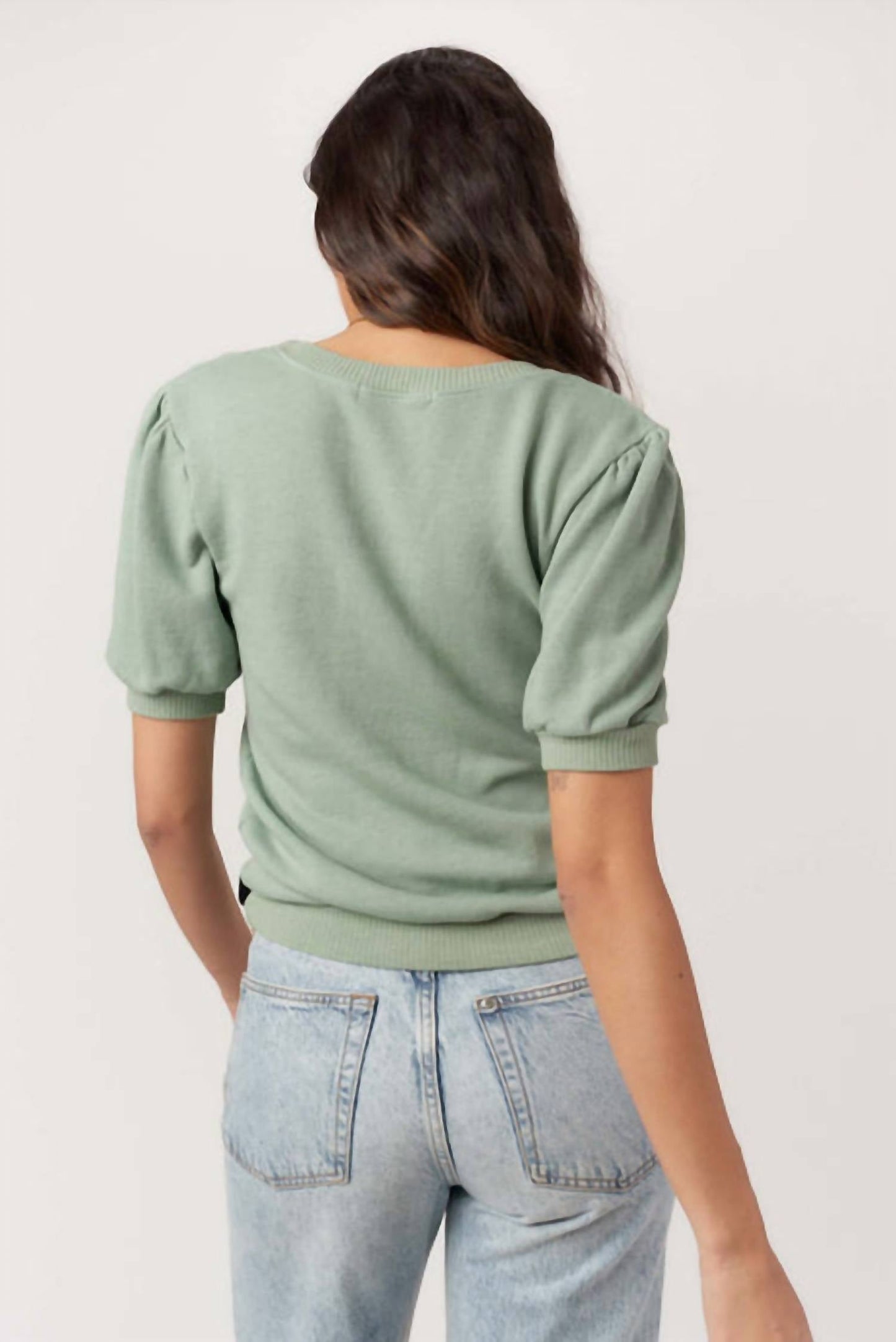 Project Social T - In My Feels Puff Sleeve V-neck Top