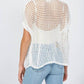 Fate - Open Knit Cover Up Top