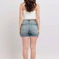 Judy Blue - High Waist V Front Vintage Denim Short