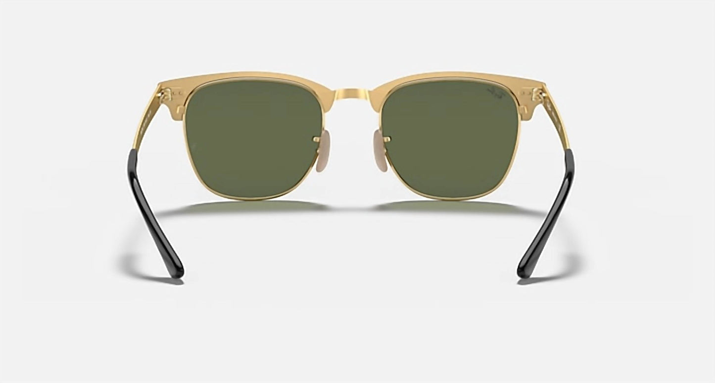 Ray Ban - Clubmaster Metal Non Polarized Sunglasses Rb3716 187