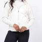 Elliott Lauren - QUILTED FRONT ZIP SWEATER JACKET