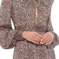 Mac Duggal - Floral Print Bubble Sleeve Dress