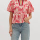 Entro - Abstract Print Top