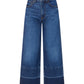 Veronica Beard - Taylor Cropped Wide Leg Jean w Released Hem