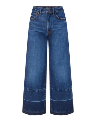 Veronica Beard - Taylor Cropped Wide Leg Jean w Released Hem