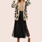 Bluivy - Open Front Leopard Cardigan