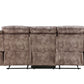 Zubaida Two Tone Recliner Sofa with USB Port and Drop Down Table
