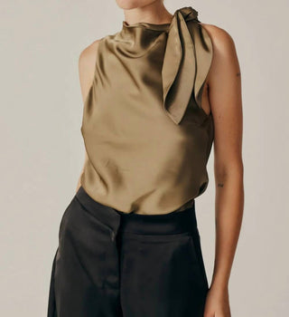 Deluc - Alchemilla Sleeveless Cowl Neck Top