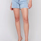 Charlie B - Embellished Denim Shorts