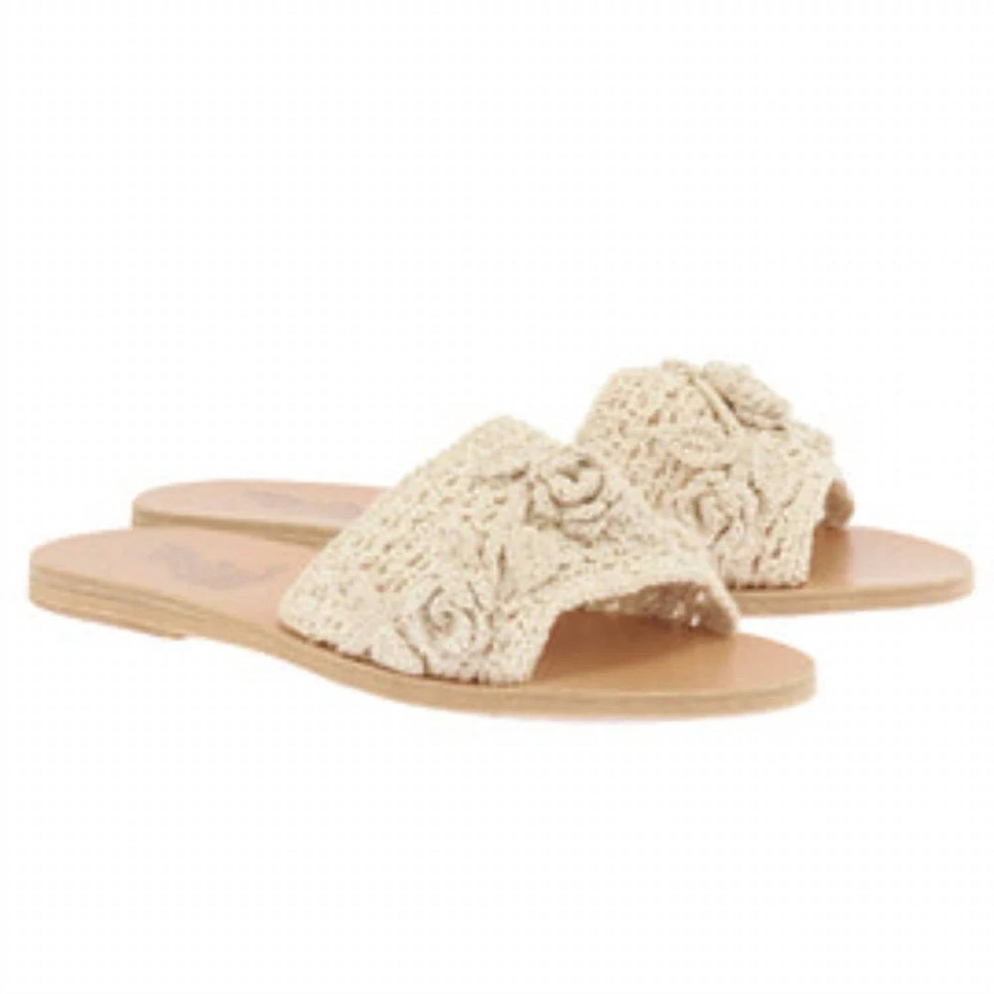 Ancient Greek Sandals - Women's Taygete Crochet Flat Sandals