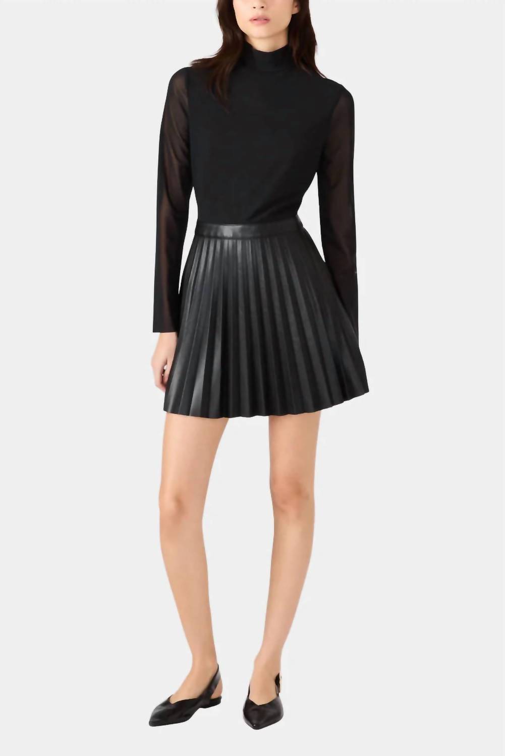 Steve Madden - Nevah Sheer Long Sleeve Mini Dress