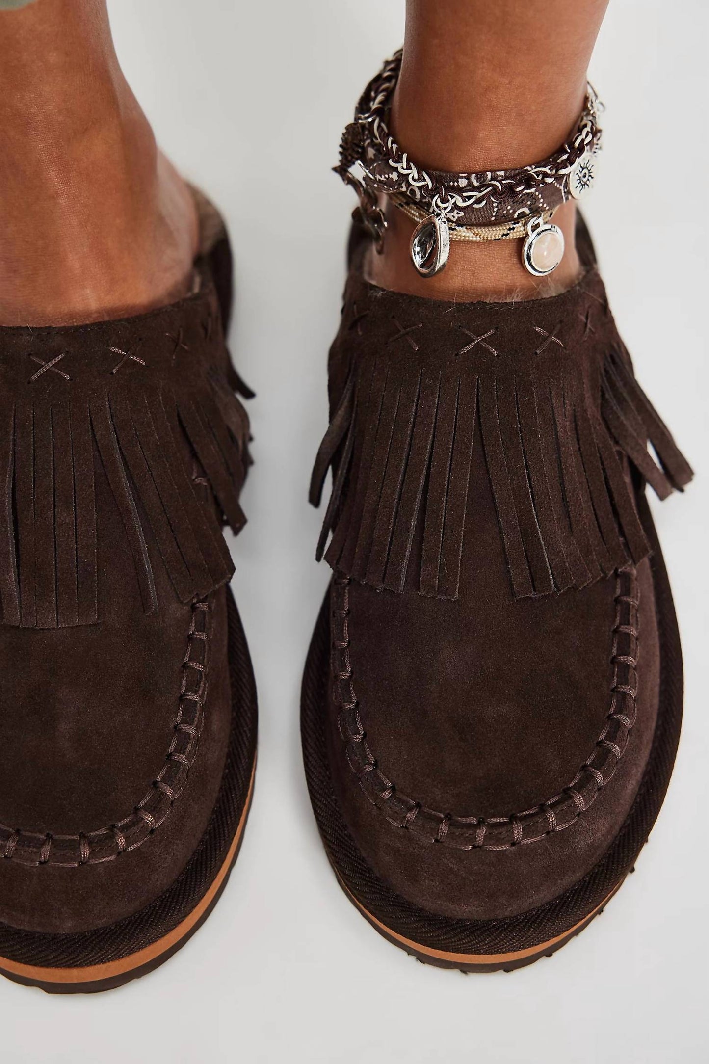 Free People - Women's Fallon Fringe Mules