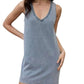 Z Supply - Sloane V-neck Knit Denim Dress