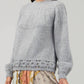 Current Air - Warm Crochet Trim Sweater