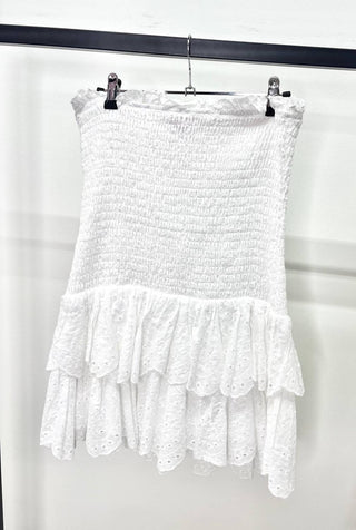 Baby Pink - Strapless Mini Dress