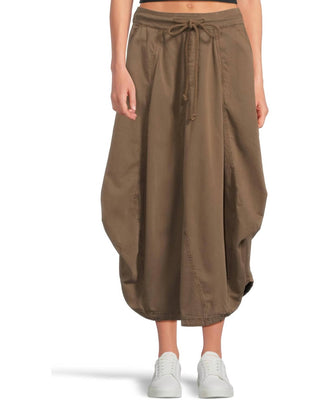 Free People - Willow Poplin Midi Skirt