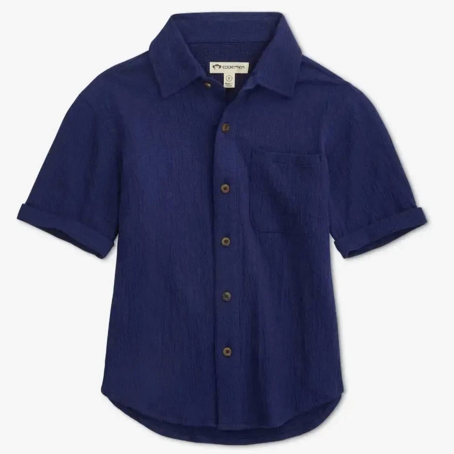 Appaman - Boys' Short Sleeve Button Down Shirt