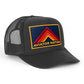 Aviator Nation - Unisex Mountain Stripe Vintage Low Rise Trucker Hat